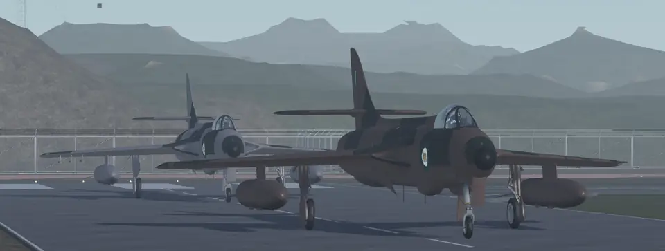 View screenshot: Flight line
